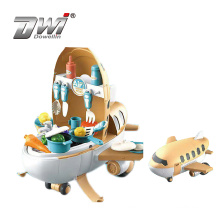 diy cooking 2 in 1 airplane design  best selling kitchen set toys for kids